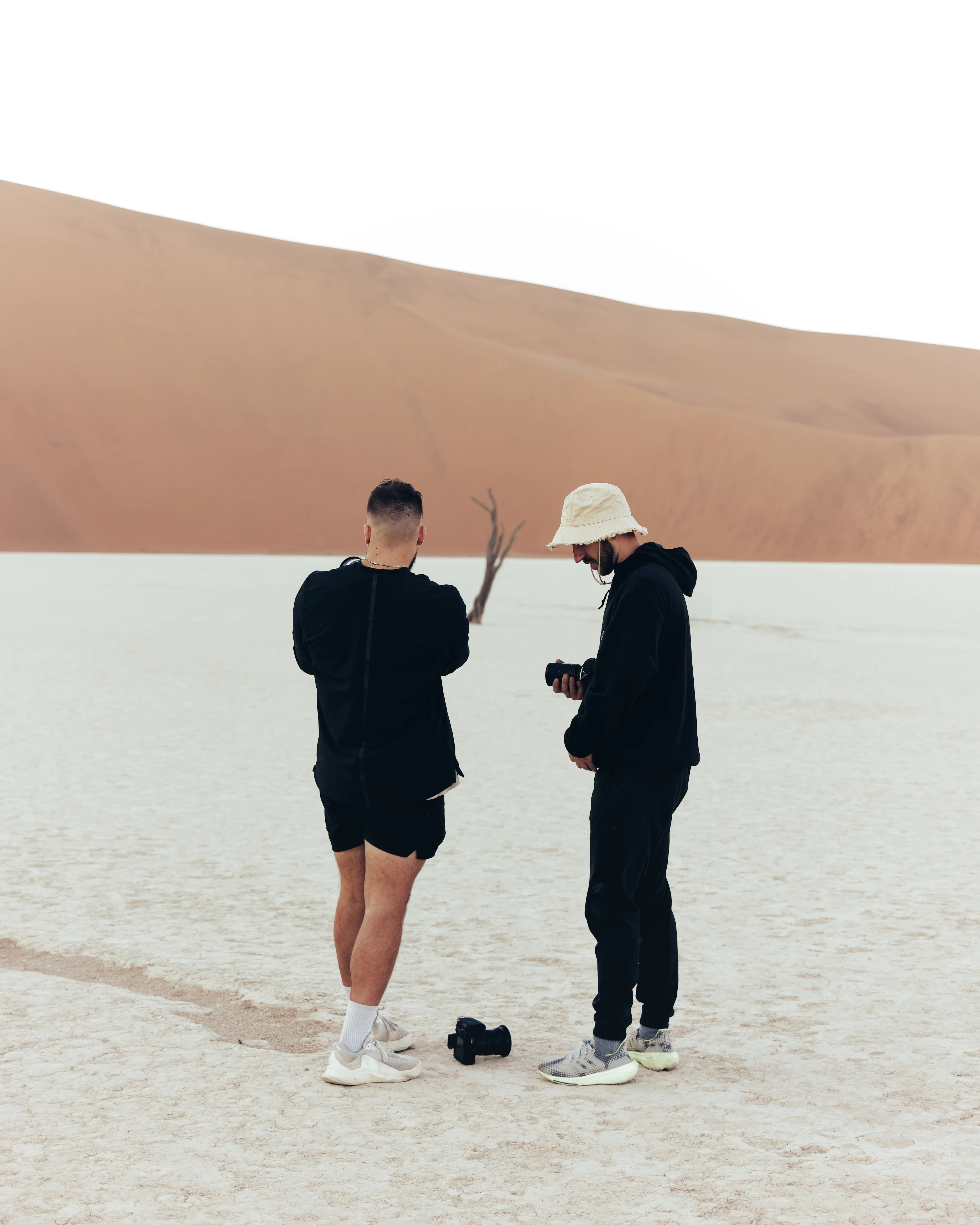 Alex and Johannes at DeadVlei
